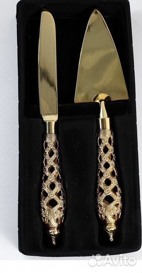 Нож и лопаточка для торта