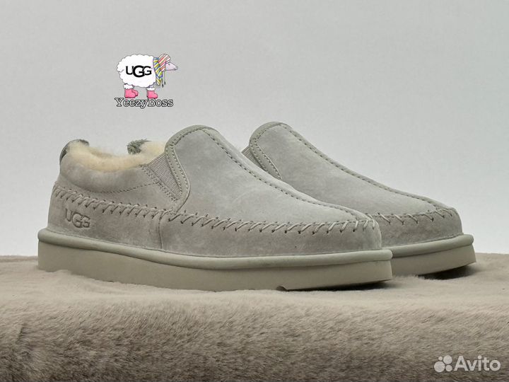 Мокасины женские Ugg Stitch Slip On Grey-Violet