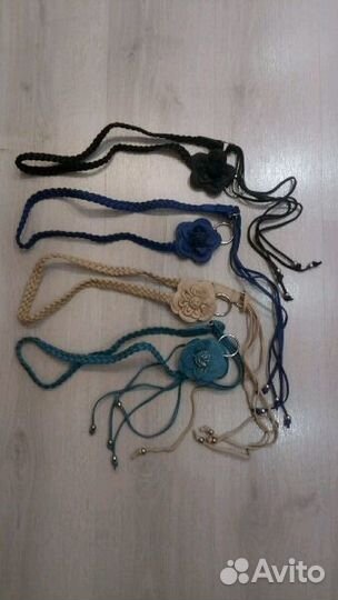 Ремень новый цветок с косой