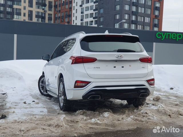 Hyundai Santa Fe 2.2 AT, 2019, 58 000 км объявление продам