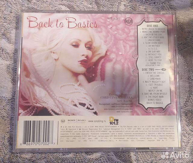 CD Christina Aguilera Back to basics