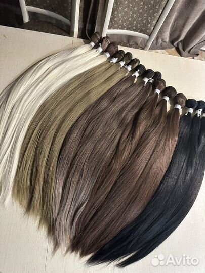 Волосы биопротеин на трессе для наращивания