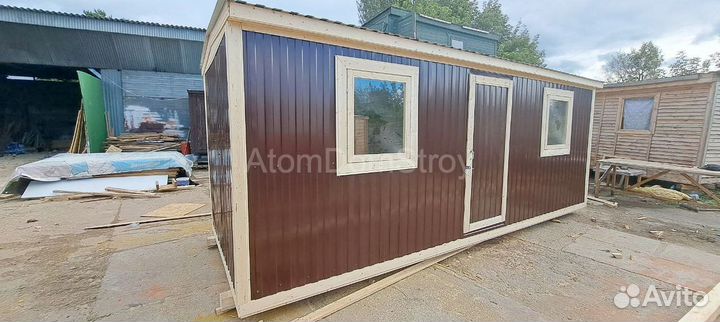 Бытовка деревянная новая