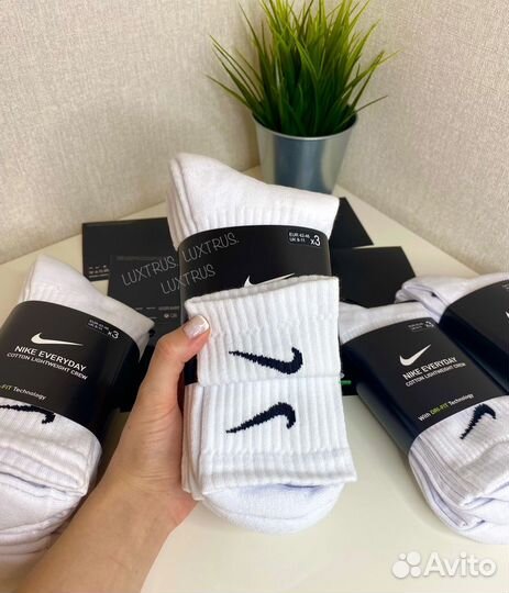 Носки махровые Nike Crew Cotton