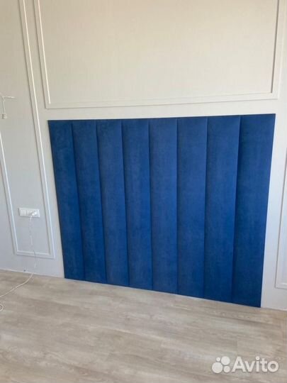 Мягкие стеновые панели и кровать