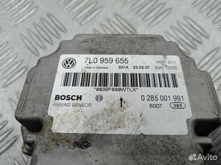 Блок управления Air Bag для Volkswagen Touareg 1