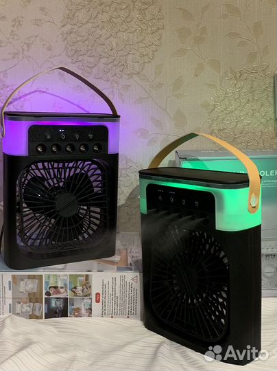 Мини вентилятор с подсветкой
