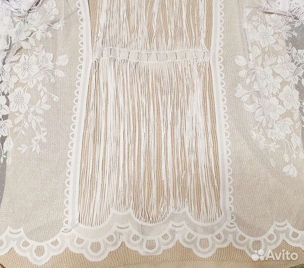 Тюль новая короткая Польша