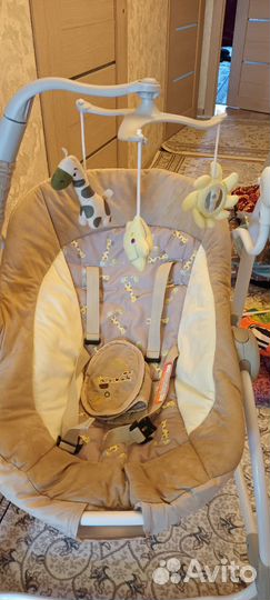 Детские качели шезлонг