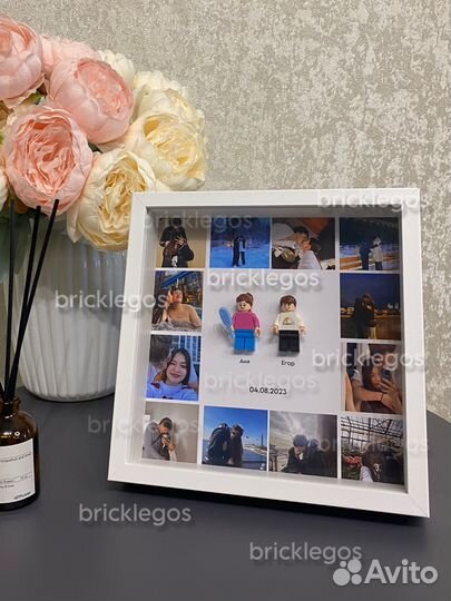 Lego в рамке подарок