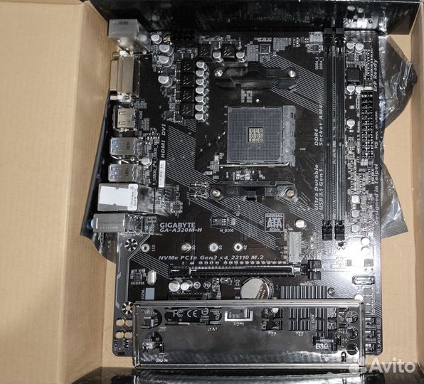 Материнская плата socket AM4 gigabyte GA-A320M-H