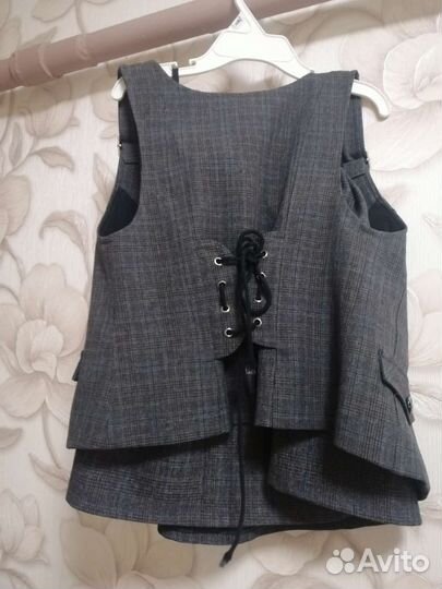 Школьная форма для девочки 122 128 серая