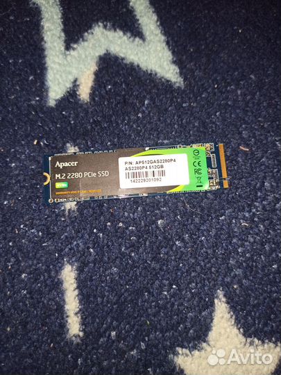 Apacer M.2 2280 PCIe SSD 512 Gb