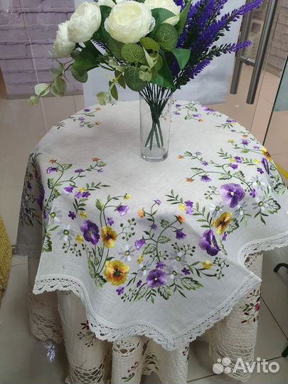 Скатерть Цветы