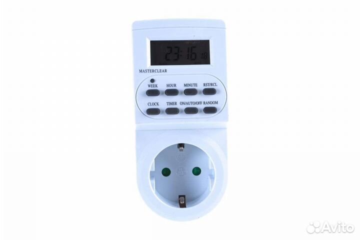 Розетка с электронным таймером Smartbuy