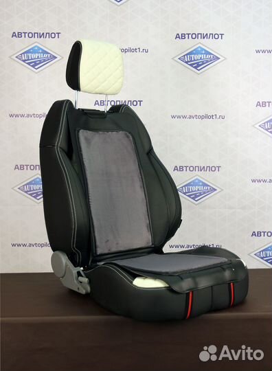 Меховая накидка на сидения авто