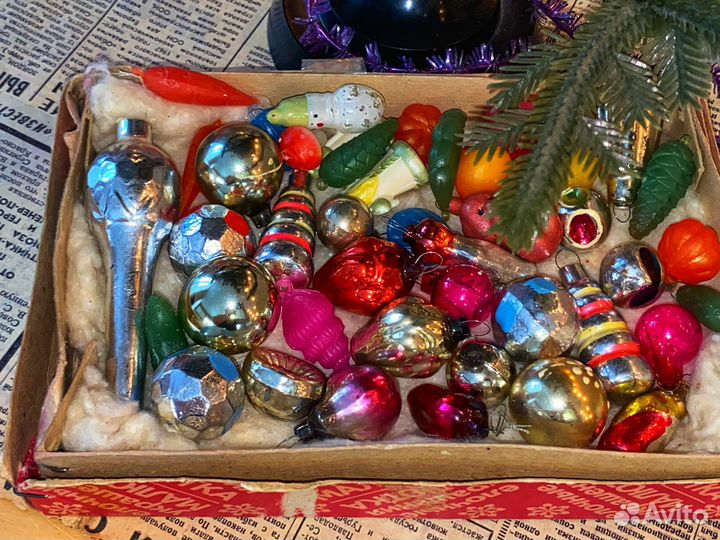 Ёлочные игрушки СССР