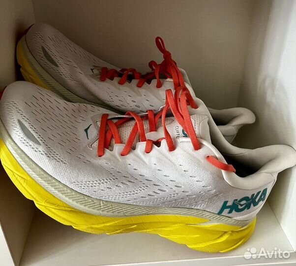 Кроссовки hoka clifton 8(us13) 45,5-46