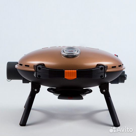 Газовый гриль O-grill 500mт bicolor black-gold + адаптер А