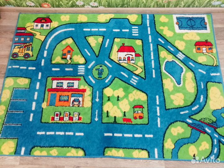 Ковер детский с дорогами