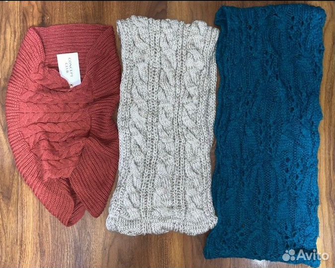 Новые женские шарфы/палантины/платки и снуды