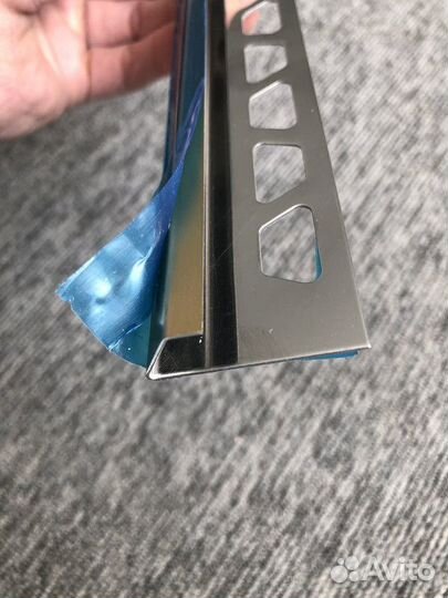 Профиль металлический под золото, латунь, хром