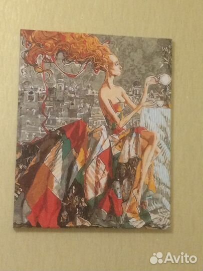 Картина на холсте «Абстрактная дама» 40 на 50 см