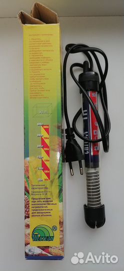 Водонагреватель для аквариума 50 Вт