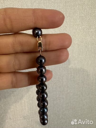 Золотой браслет с жемчугом