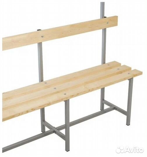 Скамья с вешалками, длина 1,5 метра