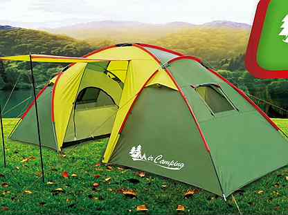 Палатки туристические 6 местные с тамбуром
