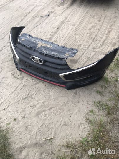 Бампер на гранту фл