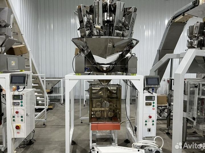 Фасовочно Упаковочная машина + Мультиголовка