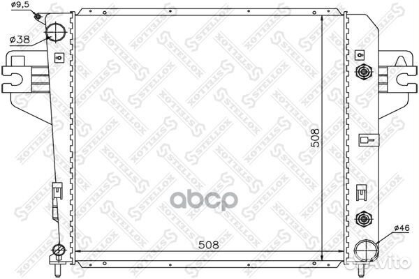 10-25629-SX радиатор системы охлаждения Jeep C