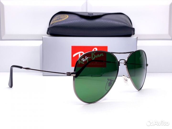 Очки Ray Ban Aviator Folding 3479 Зеленые