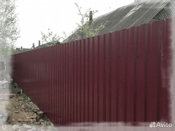 Забор из профнастила