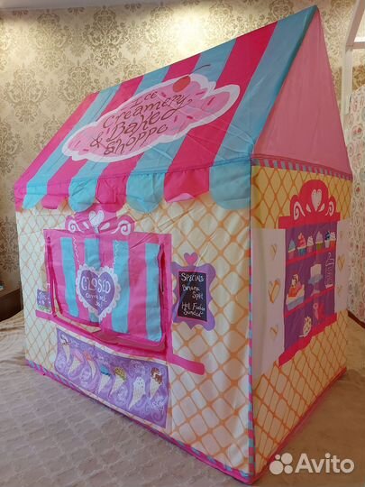 Детская игровая палатка домик + коврик