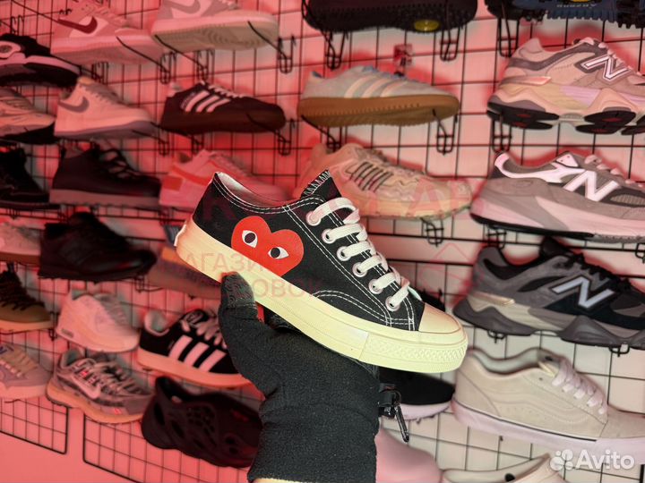 Converse x Comme des Garcons Play Chuck 70 Low black