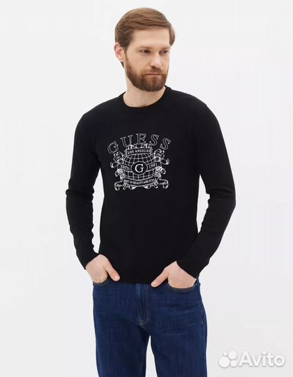 Свитшот однотонный guess