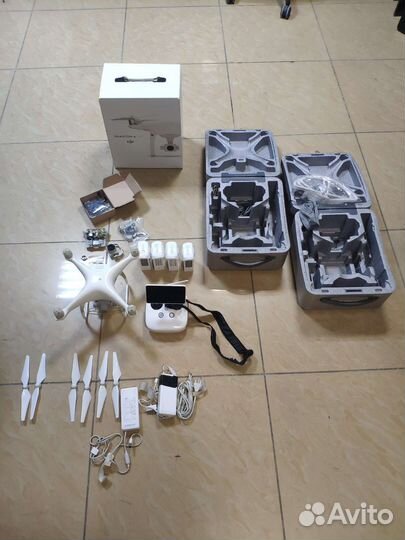 Dji phantom 4 pro plus + аксессуары