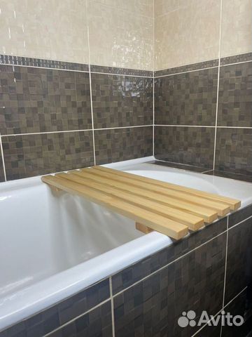 Сиденье для ванны деревянное