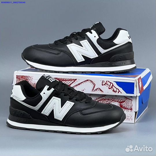 Кроссовки New Balance 574 Black (Арт.18220)