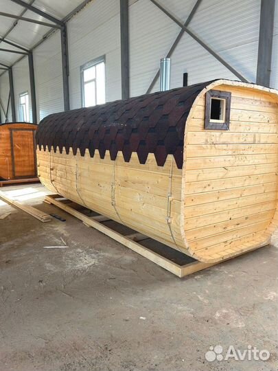 Баня бочка квадро в наличии