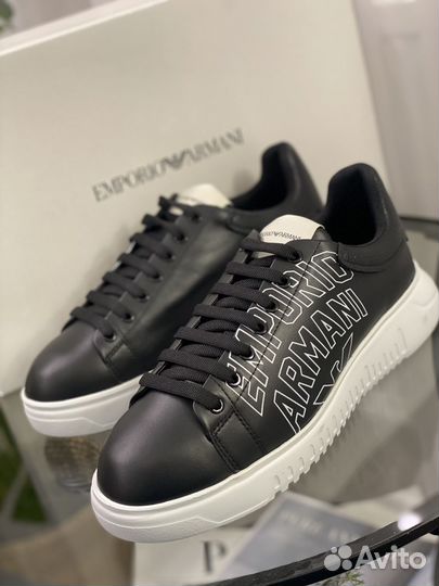 Кожаные Сникеры Emporio Armani раз 43,44