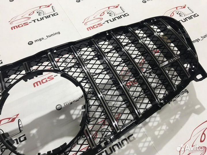 Решетка на Mercedes GLA GT Style Black 13-16г AMG