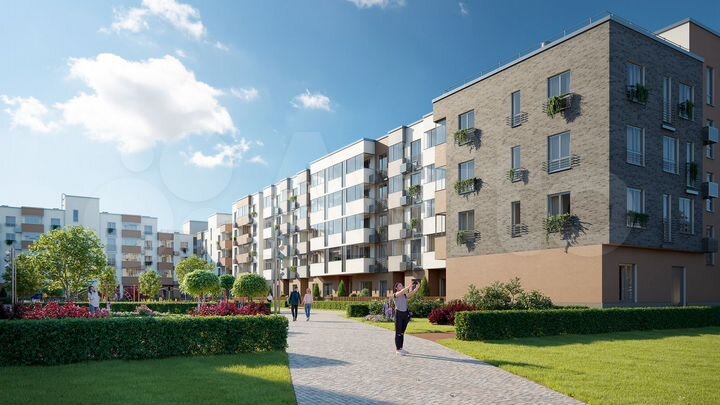 2-к. квартира, 38,4 м², 3/6 эт.