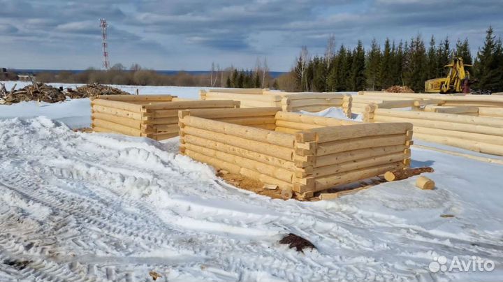 Срубы для бани и дома ручной