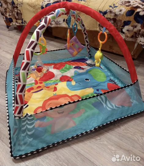 Развивающий игровой коврик-манеж для малыша