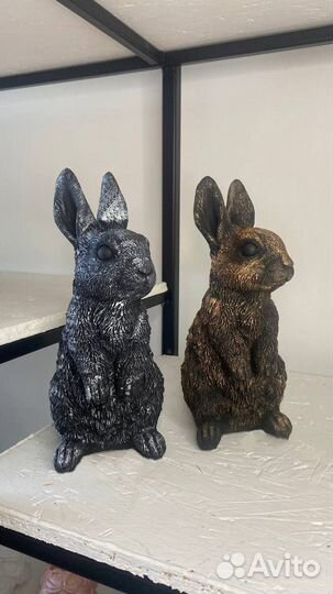 Статуэтка Заяц/Пасхальный/Символ нового года/Гипс