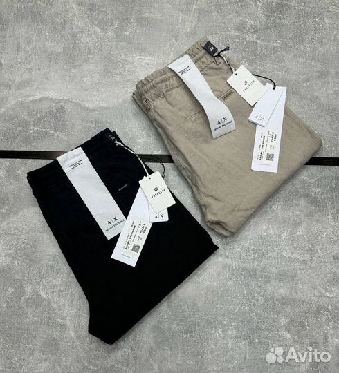 Льняные брюки Armani Exchange